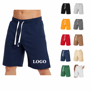 Shorts de sport personnalisés pour l'entraînement, ultra doux et durables, vente directe usine, OEM, marque privée, impression en relief, 100% polyester - Product Image 1