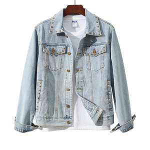 Mens <b>Denim</b>-<b>jackets</b> Distressed Rivet Unique Luxury <b>Denim</b> <b>Jackets</b> Men With Beads - Product Image 1