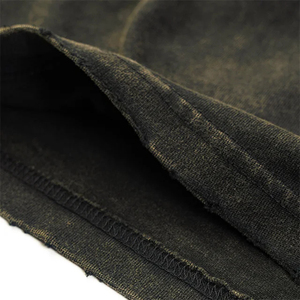 New Summer Arrival Men's Distressed <b>Acid</b> Wash T-Shirts 100% Cotton Jersey Round Neck Men's <b>Drop</b> Shoulder T-Shirts - Product Image 4