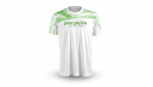 Custom mens crew neck pickleball <b>t</b>-shirt anti pilling <b>light</b> weight soft breathable summer court wear oem odm - Product Image 2