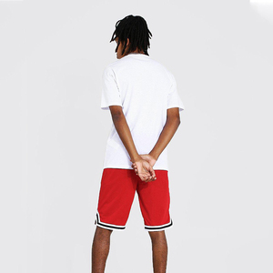 Shorts de sport décontractés pour hommes, respirants, à séchage rapide, en maille unie, imprimés, style hip-hop, pour l'été, vente en gros - Product Image 2