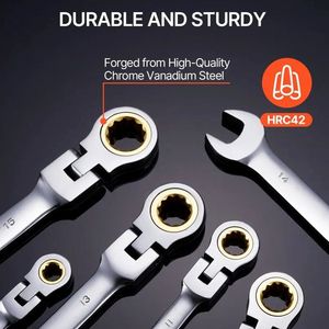 Set di 8 Chiavi Combinate Metriche con Custodia Arrotolabile - Product Image 3