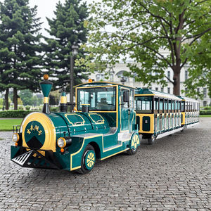 <span class=keywords><strong>Tren</strong></span> Eléctrico Aodudu72 con 72 Asientos, Construcción Metálica, Funciona con Batería, Puerta Automática sin Rieles, para Niños - Product Image 1