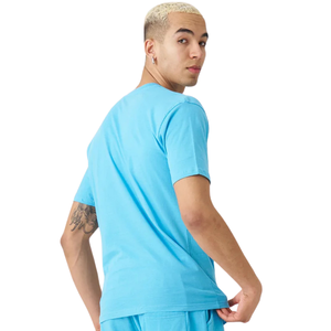 เสื้อยืดคอกลมแขนสั้นทรงปกติเรียบง่ายสบายๆ ใส่ได้ทุกวัน สั่งทำได้ ขายส่ง เสื้อผ้าฝ้ายเจอร์ซีย์ เสื้อยืดพื้นฐาน - Product Image 2