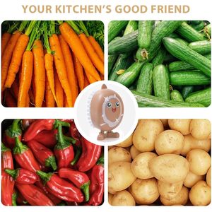 Cepillo para Vegetales, Herramienta para Limpiar Papas, Champiñones, Frutas y Verduras - Product Image 3