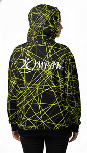 เสื้อฮู้ดดี้โอเวอร์ไซส์สไตล์โมเดิร์นสำหรับทุกเพศ พร้อมลายพิมพ์แบบซับลิเมชั่นเนื้อเนียน สำหรับคอลเลคชั่นสตรีทแวร์ลำลอง - Product Image 3