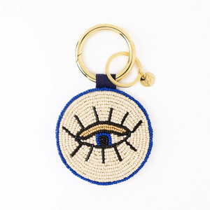 Fabric Crafts Embroidery Keychains And Seed Beads <b>Bag</b> Accessories Handmade Seed Beads Embroidery <b>Bag</b> <b>Charms</b> With Festival Design - Product Image 3