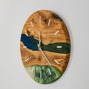 <b>Wall</b> Resin <b>Clock</b>/ Epoxy <b>Clock</b>/ Wood <b>Clock</b> <b>Modern</b> Decor Home/Hotel/Restaurant/Homestay - Product Image 3