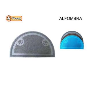 Tapis pour animaux de compagnie Tommy, design chat bleu, antidérapant, pour usage intérieur - Product Image 3