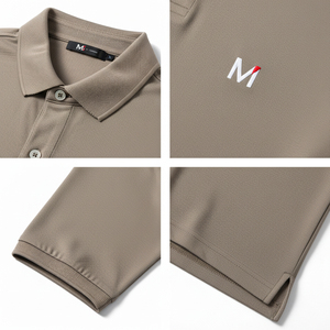 เสื้อโปโลผ้าฝ้ายเมอร์เซอไรซ์สุดหรูสำหรับผู้ชาย สัมผัสนุ่มดุจผ้าไหม คุณภาพสูง เหมาะสำหรับธุรกิจและลำลอง ขายส่ง รับออกแบบตามสั่ง - Product Image 5