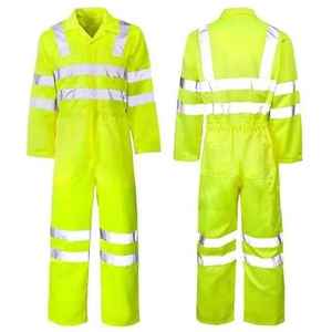 Combinaison de protection ignifuge et résistante à la chaleur de qualité professionnelle pour le soudage et le meulage des métaux, uniforme industriel - Product Image 1