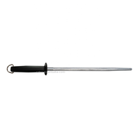 Aiguiseur de couteaux en acier à grain fin 12'' 800-1500, manche PM, 500 lignes, design ergonomique en PP écologique, acier allié