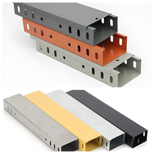 Bandeja portacables ignífuga con recubrimiento en polvo, tipo canal de aleación de aluminio, acero inoxidable 304, canal portacables de gran longitud - Product Image 2