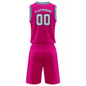 Fully Customized Logo Printing Breathable Lightweight 100% Polyester Sleeveless Men's Adult Basketball Uniform Hot Selling Best - Product Image 4