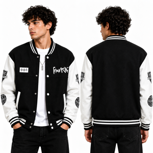 <b>Baseball</b> Varsity <b>Jacket</b> Spring Letter Pattern Casual <b>Men's</b> Loose Oversized 2026 Hot Sell Wholesale - Product Image 1
