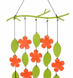 Carillons éoliens en verre à feuilles de fer personnalisés, cadeaux personnalisés, finition brillante, 28 pouces, à suspendre en extérieur pour la décoration de la maison - Product Image 5