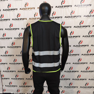 Meilleur prix de gros, gilet de sécurité réfléchissant haute visibilité, léger, respirant, décontracté pour hommes - Product Image 6