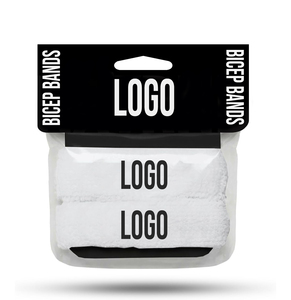 Bandes de bras athlétiques fines personnalisables avec logo, séchage rapide, antidérapantes, pour yoga, tennis, basketball, gym, sport, absorbant la transpiration, élastiques, haute performance - Product Image 1