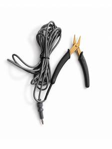 Pince à cheveux en acier inoxydable Obexa PL-555 pour tissage, sertissage de perles et coupe de précision pour extensions de cheveux - Product Image 1