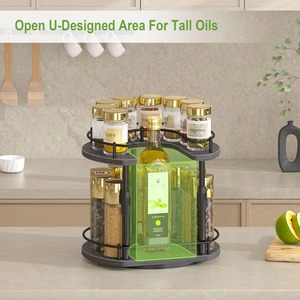 Stylish Countertop Rack <b>Kitchen</b> Organizer Spice Cutlery Oil Bottle <b>Storage</b> Stand And Modern <b>Kitchen</b> Utility Shelf From India - Product Image 3