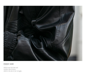 2026 New Custom Design High Quality <b>Leather</b> <b>Jacket</b> Wholesale Price <b>Men</b> <b>Leather</b> <b>Jacket</b> Custom Logo and four Pockets - Product Image 4