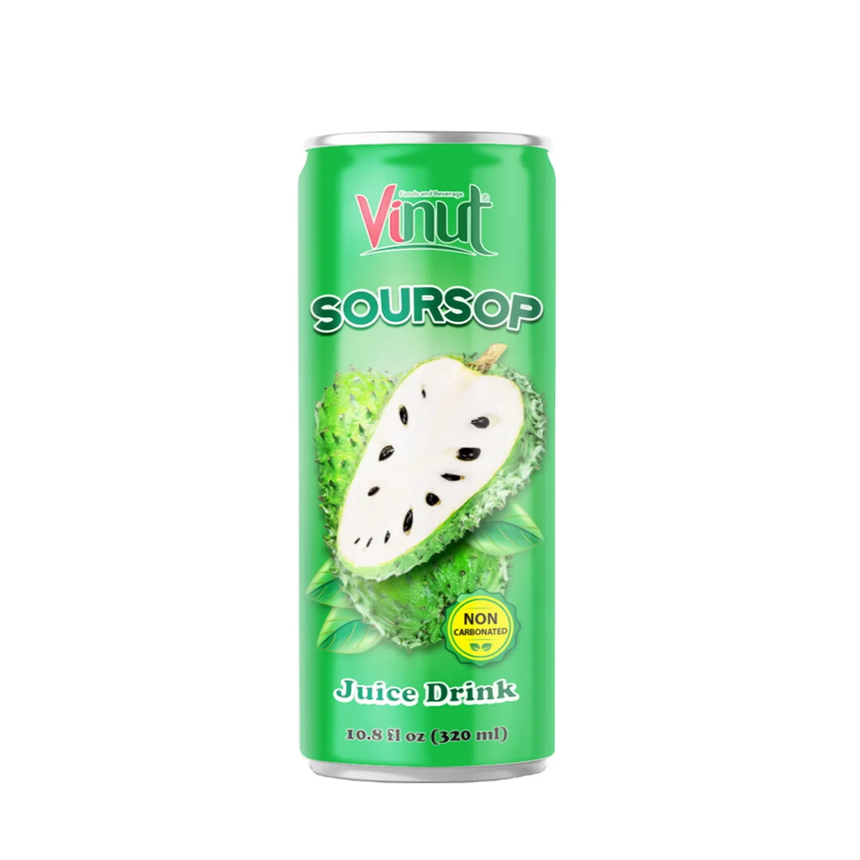 320ml VINUT Most Preferred Beverage Packaging Design Factory Canned Soursop juice drink