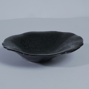 Plato de Porcelana con Borde Floral y Diseño de Vieiras Negras, para Servir la Cena, Ideal para Restaurantes, Cafeterías y Hogares - Product Image 2