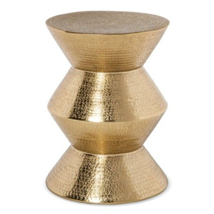 Fabulous Looks Hammered Metal Side <b>Table</b> Midcentury Design Handmade Living Room Furniture Apartment Decor - Product Image 3