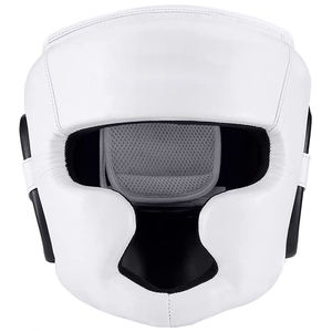 Protège-tête de boxe en PVC, écologique, respirant, confortable, personnalisable, équipement de protection pour l'entraînement, toutes saisons - Product Image 1