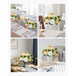 Centrotavola per Matrimonio, 10 Sfere di Fiori Artificiali, Composizione di Rose Diametro 9,5 Pollici, Set da 10 Pezzi - Product Image 4
