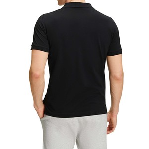Polo de Piqué de Algodón de Manga Corta para Hombre, Color Negro, Estilo Casual, Tejido Transpirable, Corte Regular - Product Image 4