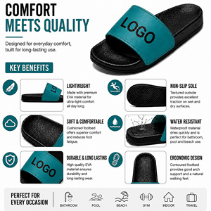 Sandalias Deslizantes EVA con Logotipo Personalizado para Hombre y Mujer |   Pantuflas Suaves, Ligeras y Antideslizantes para Mayor Comodidad |   OEM ODM Marca Privada Venta al por Mayor - Product Image 6