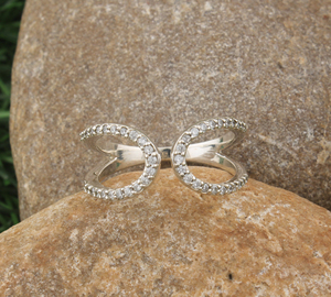 Anillo de Boda Minimalista de Plata de Ley 925 con Engaste de Bisel y Circonita Cúbica, Anillo Sencillo y Elegante para Mujer, Joyería Antideslustre para Fiestas, Venta al por Mayor - Product Image 3