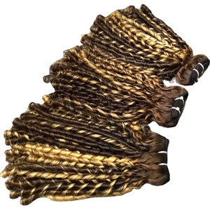 Haute qualité 100% cheveux vierges en gros trame PIXIE bouclés Style de vague naturelle grand Stock vietnamien brut Top cheveux humains - Product Image 1