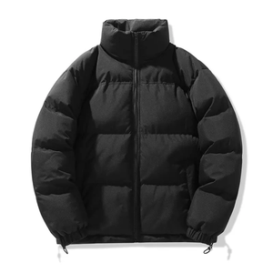 High-End Designer Brands Casual Winter Puffy Puffer <b>Jacket</b> for Men Breathable Down Coats with Zipper Closure - Product Image 3