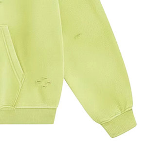 High Quality <b>Men</b> Vintage Wash Hoodie Oversized Drop Shoulder Distressed Streetwear OEM ODM Supplier - Product Image 2