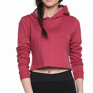 Sweat-shirts à capuche personnalisés pour femmes, broderie en cristal, mélange de spandex/coton anti-rides, mode automne/hiver, service OEM - Product Image 6