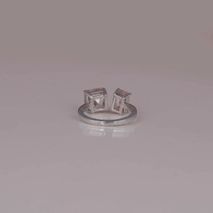 Diseño único Natural Lab Grown Diamond Eternity Wedding Band Anillo de compromiso de oro rosa Joyería fina de moda - Product Image 3