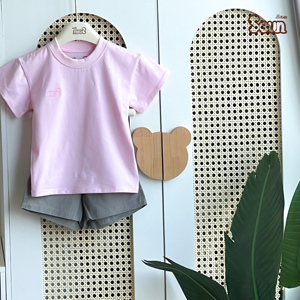 เสื้อยืดเด็ก Seunkids ผ้าฝ้าย ยูนิเซ็กซ์ สำหรับเด็กชายและเด็กหญิง สไตล์เกาหลี ลำลอง ใส่สบายในฤดูร้อน ยืดได้ 4 ทิศทาง เนื้อผ้านุ่ม น้ำหนักเบา ODM ผลิตในเวียดนาม - Product Image 4