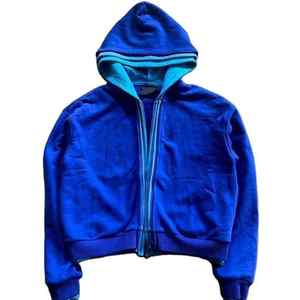 Sweat à capuche d'hiver double couche pour homme sur mesure |   Usine professionnelle OEM ODM |   Sweat-shirt en polaire de haute qualité avec logo personnalisé - Product Image 4