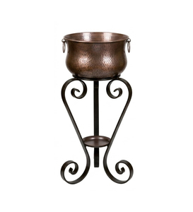 Elegant Aluminum Beverage Tub Featuring Raised Display <b>Stand</b> for Refined Entertaining Spaces - Product Image 4