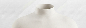 Men's Off <b>White</b> Short Sleeve O-Neck Knitted T-Shirt Regular Fit Solid Color Formal Breathable Front Logo - Product Image 4