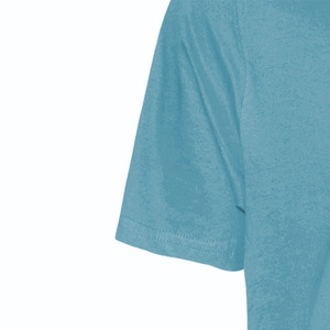 Men's Summer Casual Knitted Two Piece Set <b>Light</b> Blue Printed <b>T</b>-Shirt And Shorts Breathable Heat Transfer Printing - Product Image 3