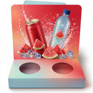 Exhibidor Promocional de Botellas de PVC OEM ODM, Impresión Personalizada, Exhibición para Tiendas Minoristas, Supermercados, Bebidas, Marca, Publicidad POS, Amarillo, 10L - Product Image 3