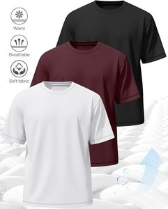 Camiseta de Algodón Premium para Hombre, Estilo Nuevo, Tacto Suave, Tejido Transpirable, Prenda Informal de Moda, Ropa de Calle de Verano, Venta al Por Mayor - Product Image 3