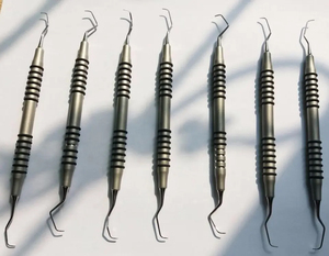 ชุดเครื่องมือขูดหินปูน Bone Bridge Instruments BBI-685 Periodontal Gracey Curettes 7 ชิ้น ปลายสองด้าน เคลือบไทเทเนียมสีน้ำเงิน ใช้งานด้วยมือ ได้รับการรับรองมาตรฐาน CE สำหรับงานทันตกรรม - Product Image 6