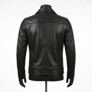 Chaquetas de Cuero para Hombre, Invierno, Transpirables, Resistentes al Viento, Impermeables, Ecológicas, Estilo Urbano, Tallas Grandes, Mejor Precio, Gran Venta - Product Image 2