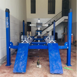 Sistema de elevación de vehículos de grado profesional, diseño de cuatro postes para garajes, talleres, centros de reparación, estructura robusta, alta seguridad. - Product Image 5