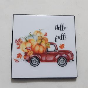 Juego de posavasos navideños esmaltados de madera de alta calidad Posavasos inteligentes con estilo esmaltados impresos digitales al mejor precio de venta - Product Image 5