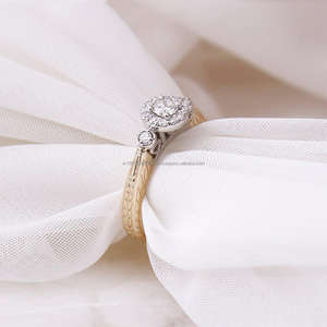 IGI/GIA Lab Grown Emerald Cut Diamond Vintage 14K oro amarillo boda/aniversario anillo Unisex joyería fina para fiesta - Product Image 1